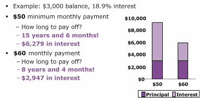 Minimum Payment Chart